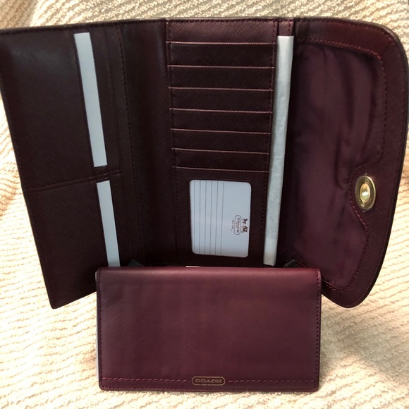 Coach Checkbook Wallet - Picture 3 of 5
